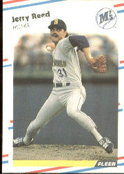 1988 Fleer Baseball Cards      387     Jerry Reed